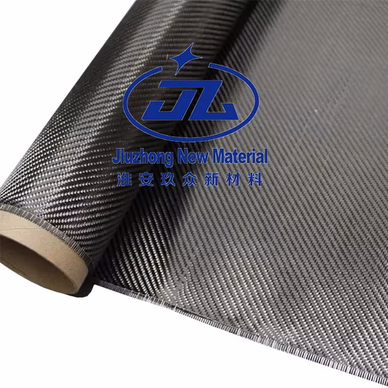 Tessuto ibrido in carbonio Kevlar di carbonio colorato in fibra di carbonio blu twill 200GSM di fabbrica cinese 3K 1500d