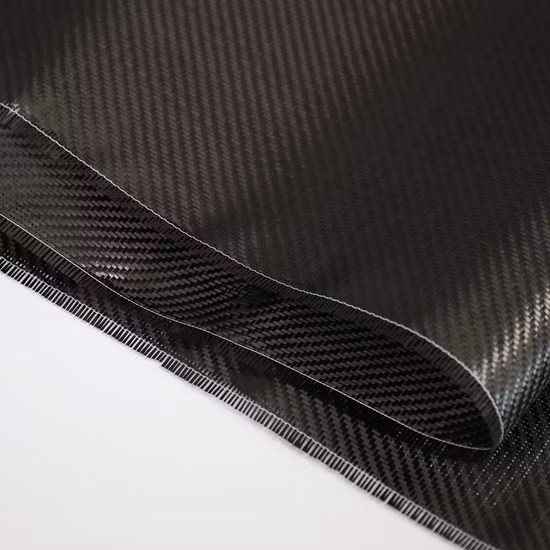 Twill di tessuto in fibra di carbonio personalizzato 1K/3K/6K/12K per ricambi auto