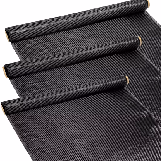 Tessuto twill in fibra di carbonio 3K da 200 GSM per yacht/articoli sportivi/automotive/edilizia